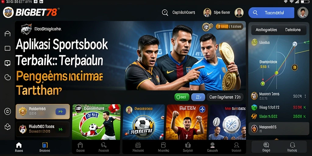 Tampilan gameplay menarik dari BIGBET78 dalam Sportsbook.
