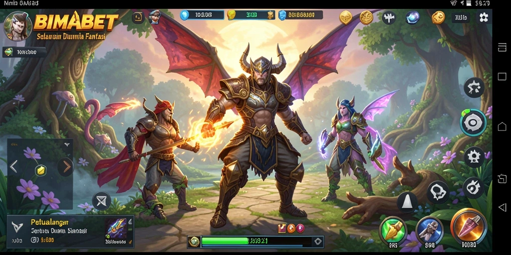 Screenshot gameplay BIMABET menampilkan aksi petualangan yang seru.