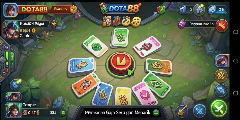 Screenshot DOTA88 menampilkan gameplay Gaple yang mendebarkan dan interaktif.