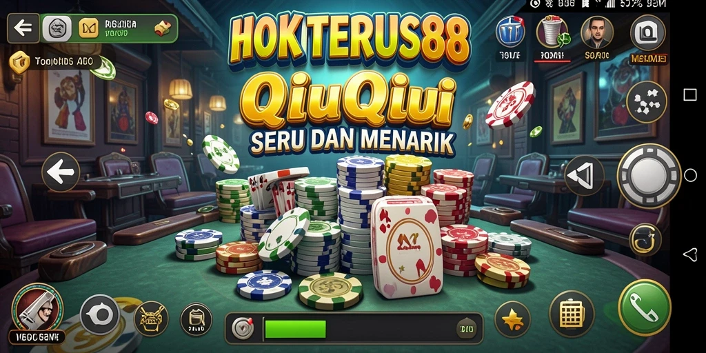 Tampilan gameplay seru HOKITERUS88 dengan interaksi pemain.