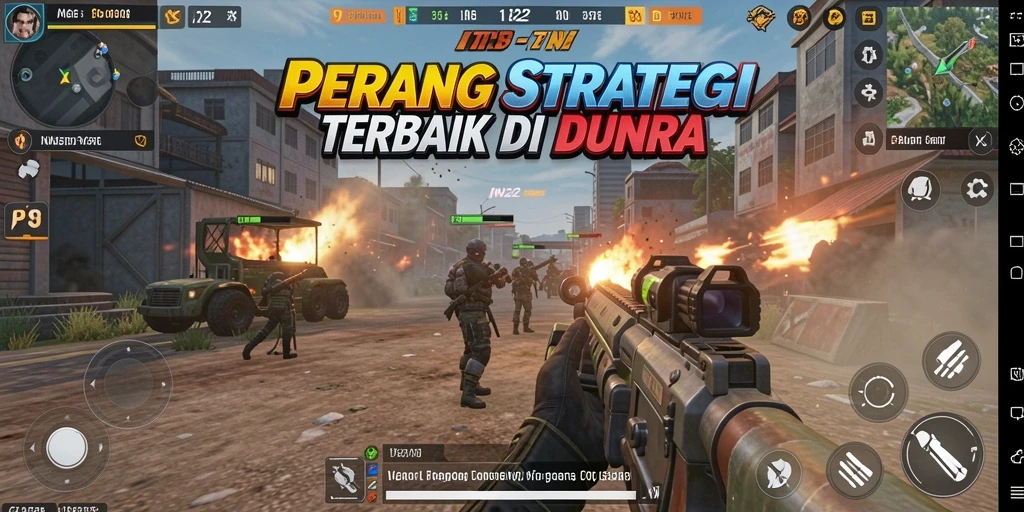 Tampilan gameplay IN22 yang menegangkan saat pertempuran berlangsung.