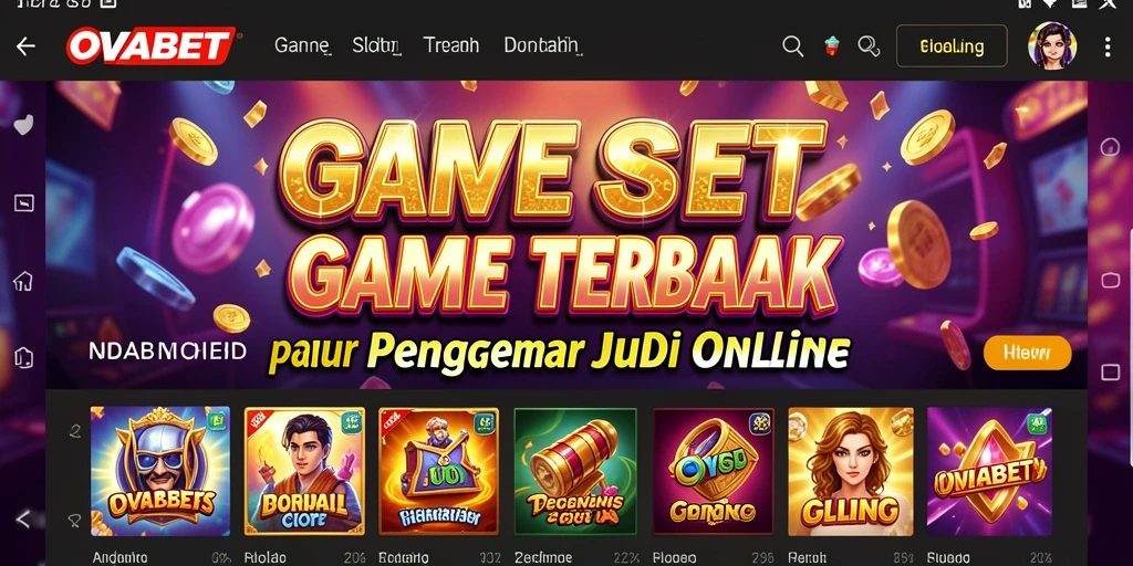 Tampilan menarik dari gameplay Slot di OVABET dengan efek visual yang memukau.
