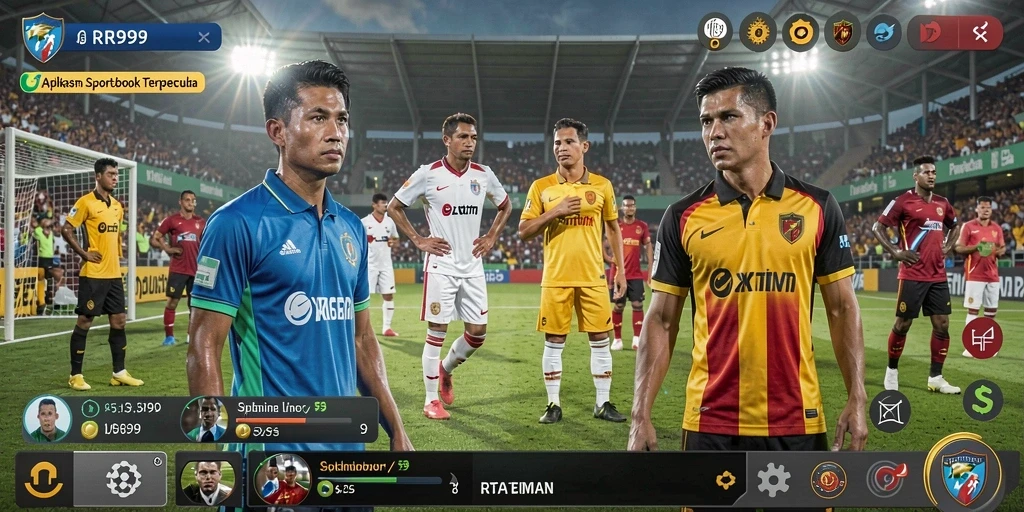 Screenshot gameplay RR999 menunjukkan pengalaman taruhan olahraga yang seru.